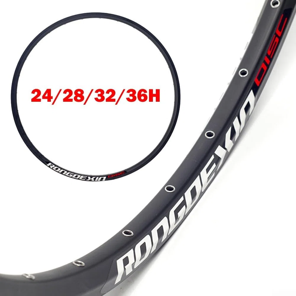 Jante VTT 24 pouces haute performance avec structure double couche et rivets en acier inoxydable