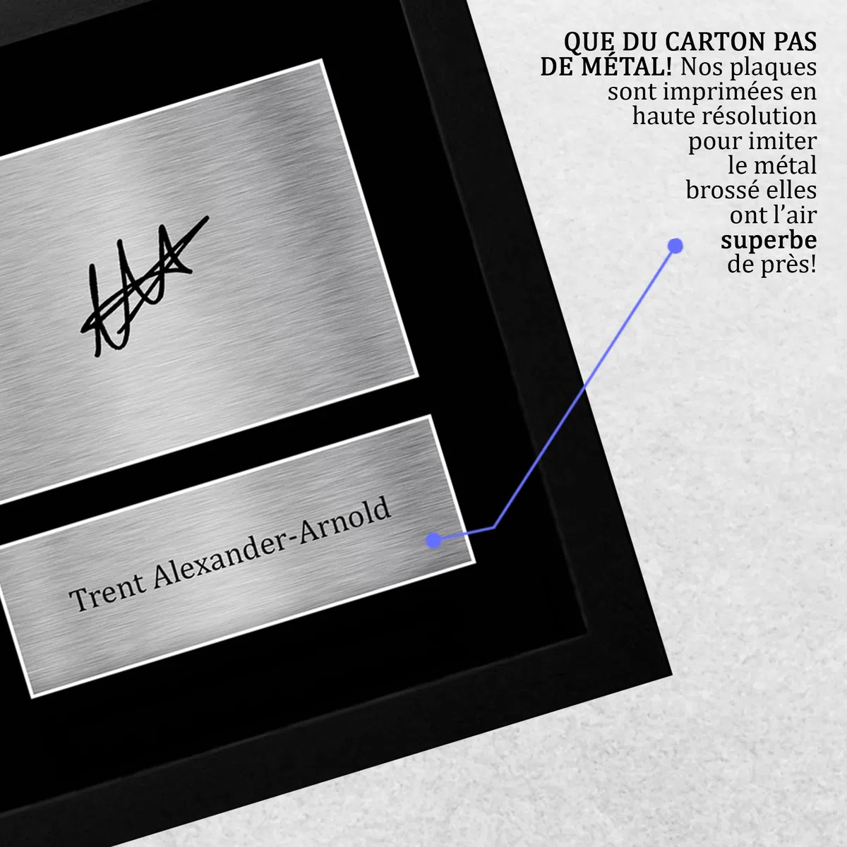 HWC Trading FR A4 Trent Alexander-Arnold Liverpool Cadeaux imprimés photo autographe signée pour les fans de football et les supporters - A4 Encadré
