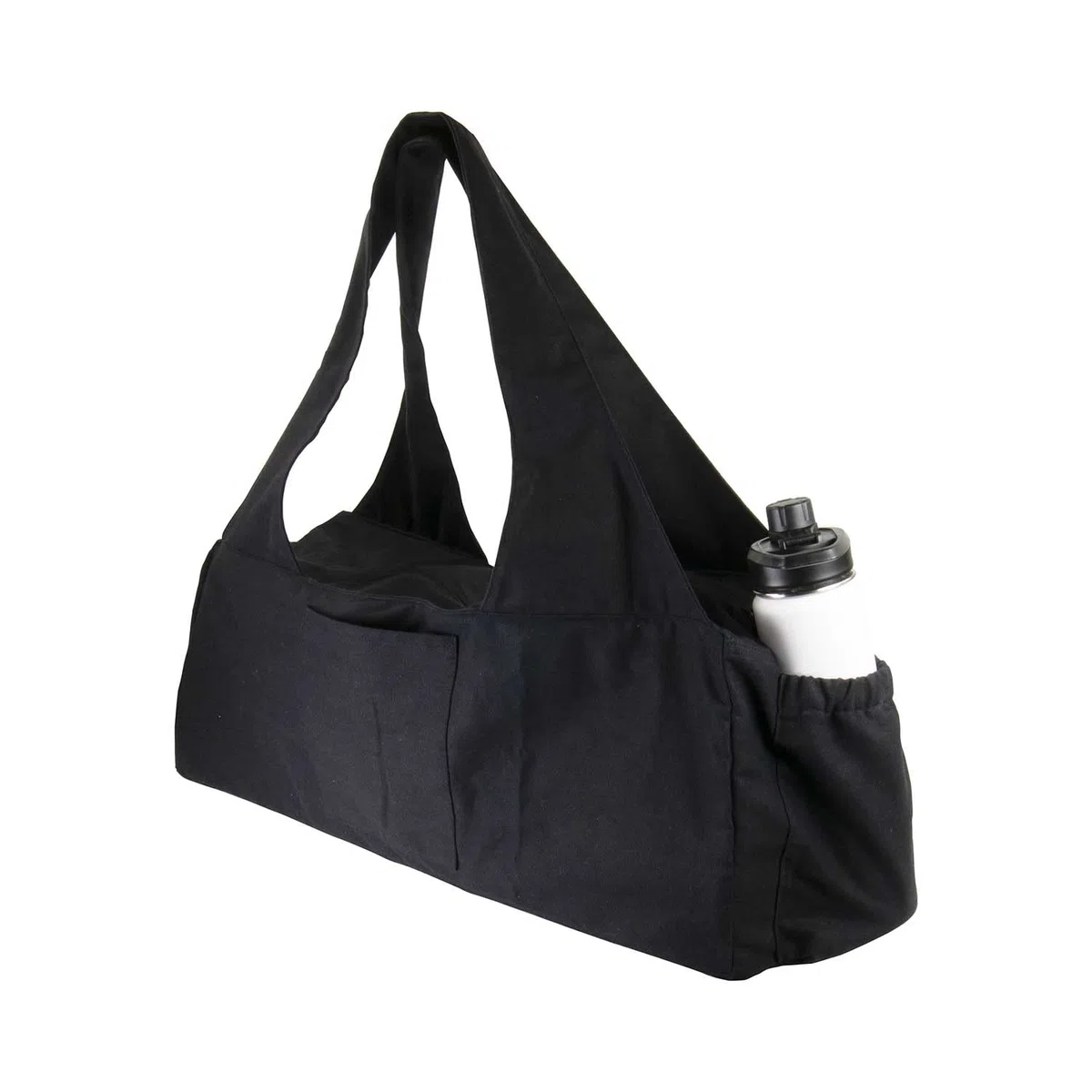 Yoga-Mad Grand sac pour tapis de yoga | Sac de yoga à fermeture éclair intégrale avec porte-bouteille | Sac de transport unisexe | Rangement de tapis et accessoires | Convient pour pilates, yoga, gym,