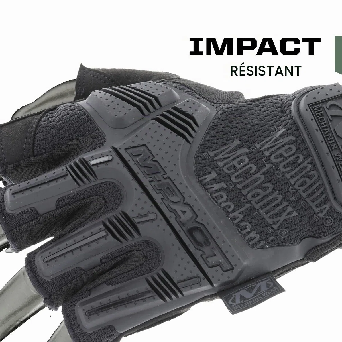 Mechanix Wear - M-Pact Fingerless Covert Gants (X-Large, Noir)