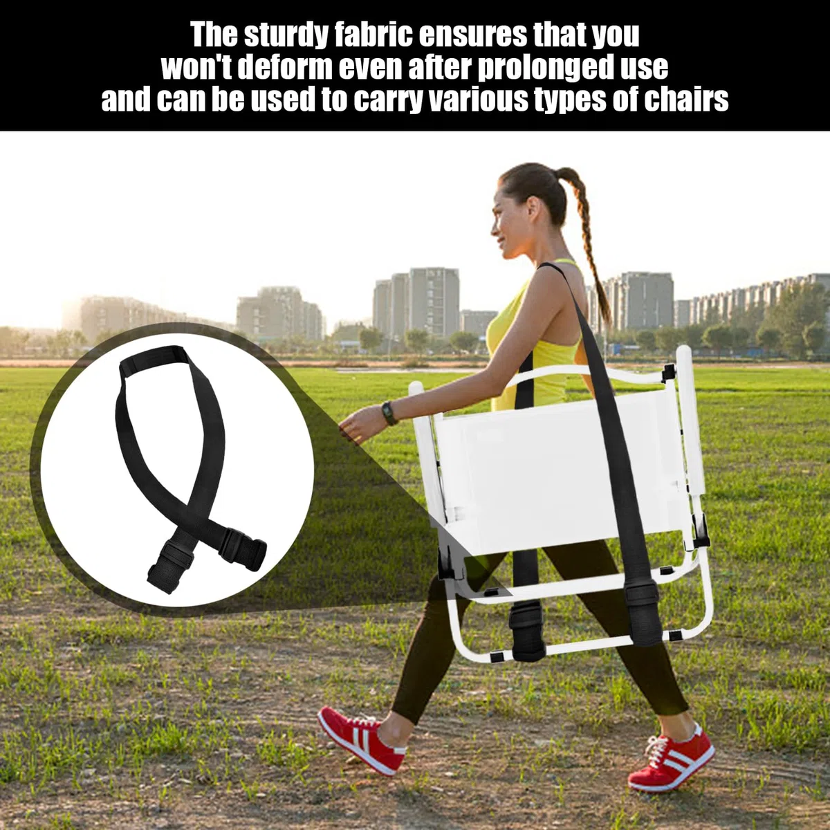 2 Pièces Sangle Réglable, Sangle Multifonction, Sangle Portable, Adaptée Aux Scooters, Vélos pour Enfants, Tapis De Yoga.