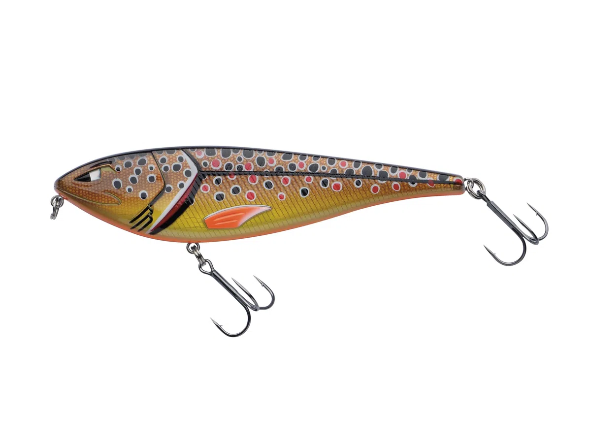 Berkley Zilla Glider, leurre de pêche Predator, appât Coulissant Lent, Action de flanc, Fort cliquetis, Profondeur de plongée 0,5-2m, 10cm, Multiples Couleurs et Tailles