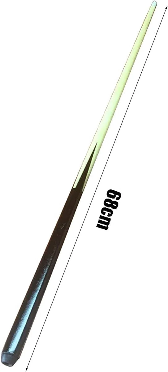 2 Petites Queues de Billard/Snooker Faites à La Main à Assembler pour Enfant et Adulte Idéal pour Les Espaces Restreints Et Les Jeunes (68cm)