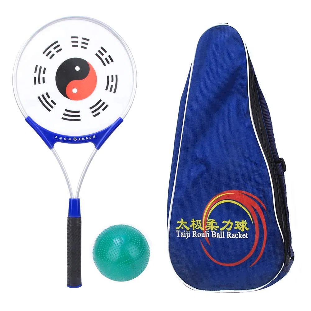 Racket de Résistance Douce, Visage en Silicone de Haute qualité, Poignée en Alliage en Aluminium, Facile à Transporter, Adaptée à la Fitness d'exercice âgé Tai Chi