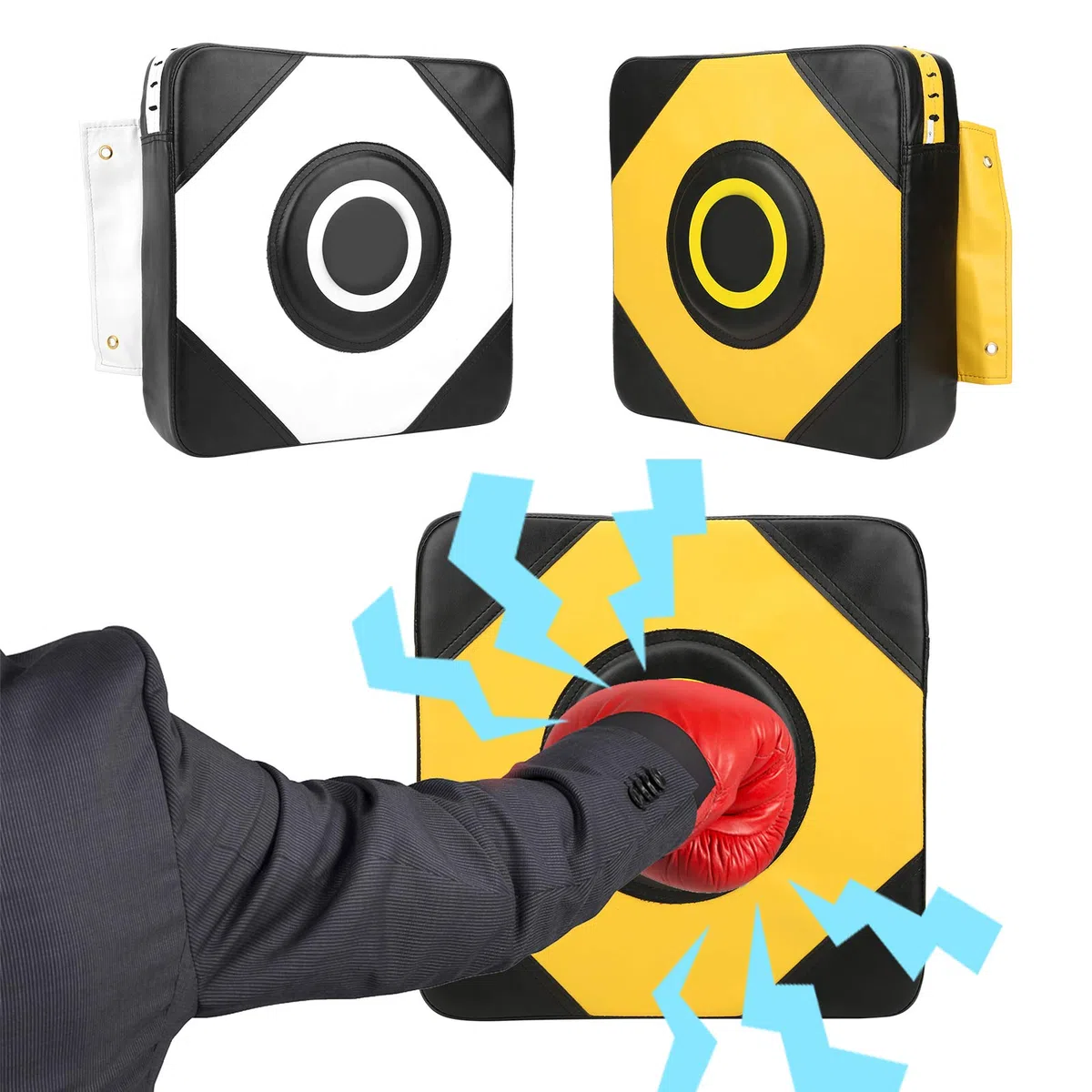 PU Wall Punch Boxing Bag Boxing Focus Target Wall Fighting Pad, Sac D'entraînement pour Sanda Taekowndo