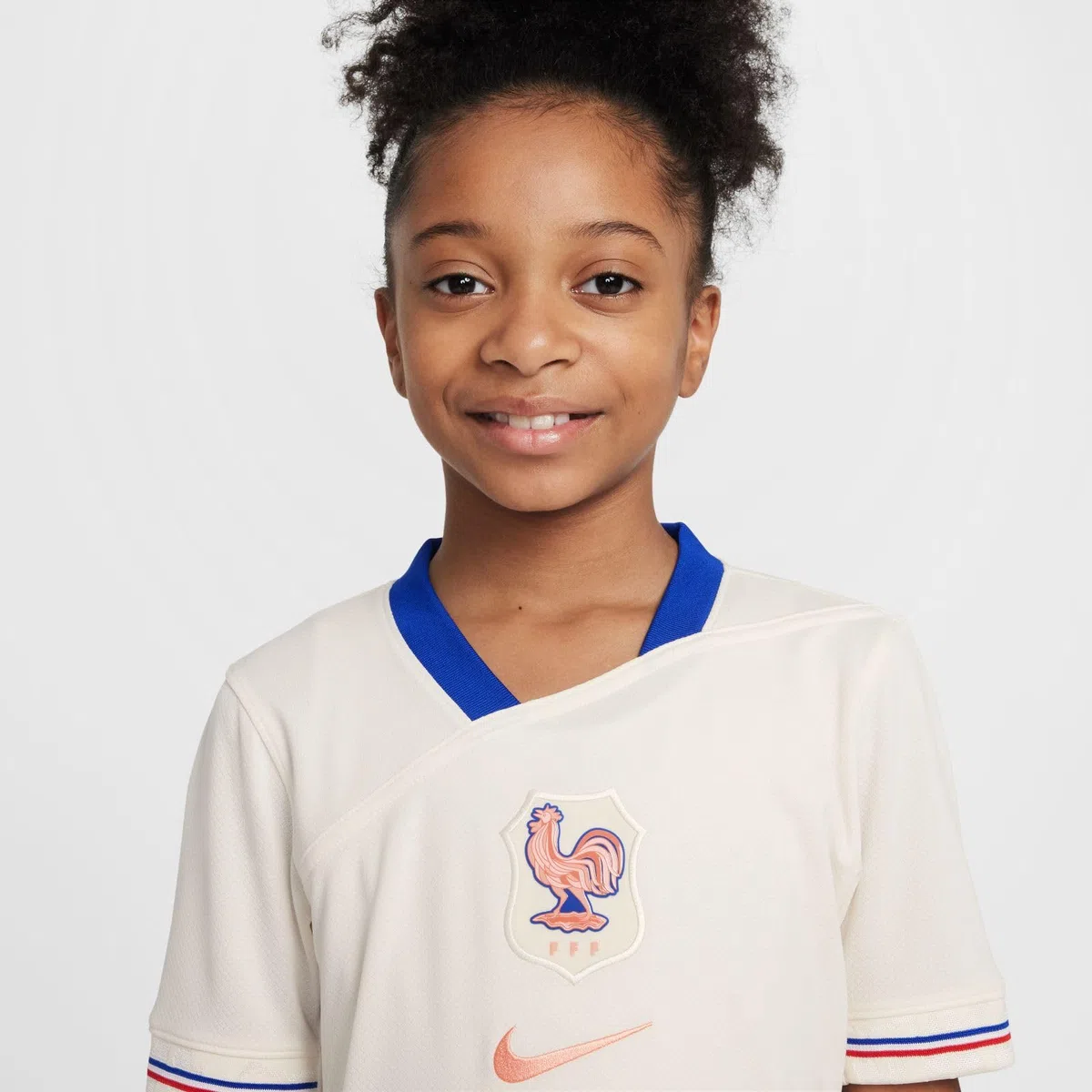 Nike FFF 2025 Stadium Extérieur (Équipe Féminine) Maillot de Foot Replica Nike Dri-fit pour Ado Réplique du Maillot de Football Mixte Enfant
