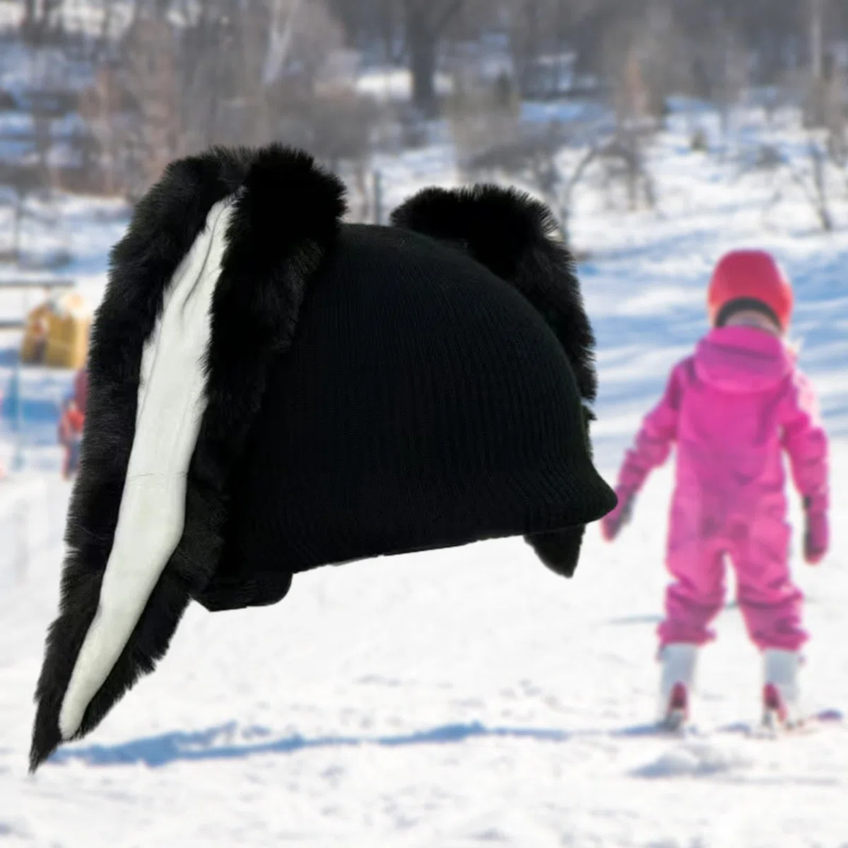 Amagogo Housse de Casque Moto en Peluche, Couvre-Casque Moto Amusante avec Motif Animal Mignon, Housse de Protection de Dessin Animé, Chaleur Hivernale, pour Hommes et Femmes