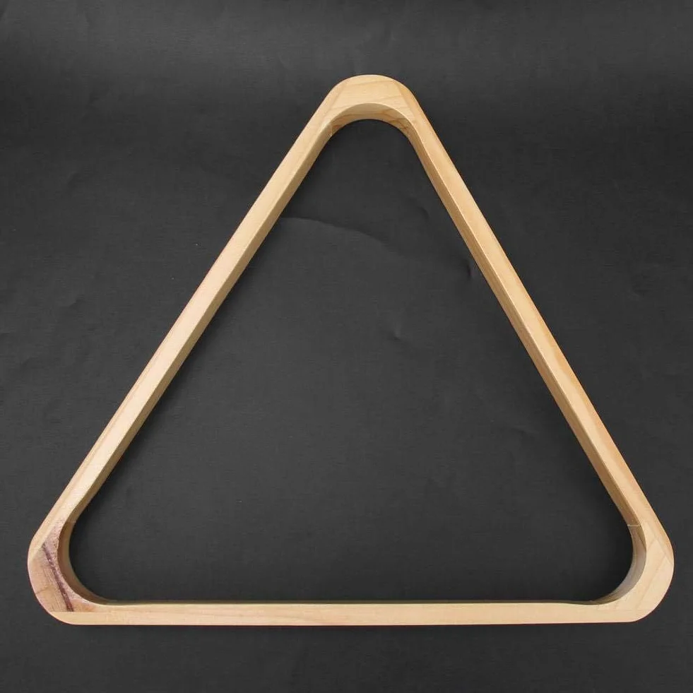 en Bois Billard Professionnel Triangulaire Rhombus Cadre Snooker Boules Rack Billard en Bois Trépied Billard Accessoires Sport Fournitures Accessoires(American)