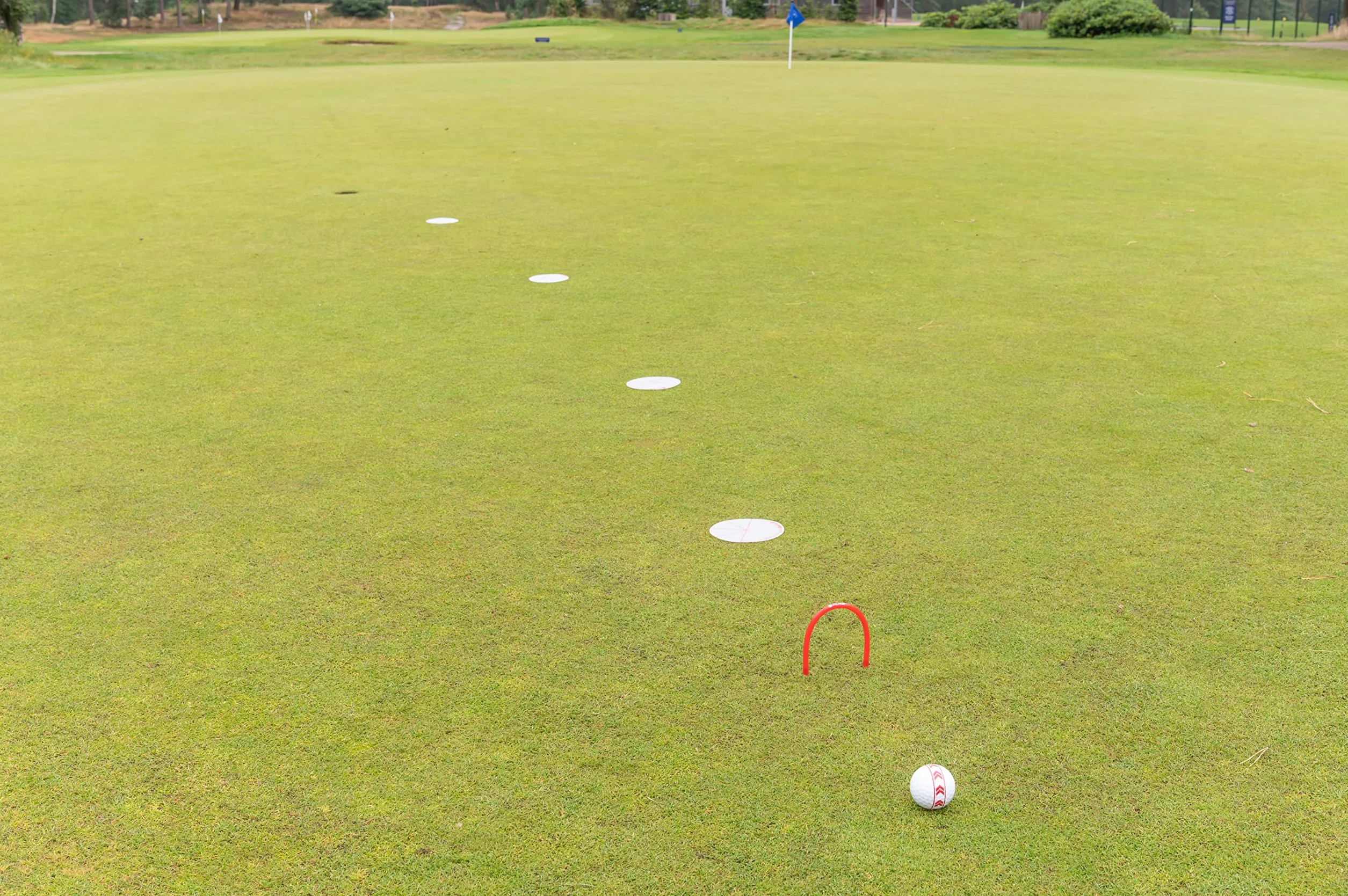Pure2Improve Ghost Holes Aide à la Formation de Ligne de Putt Mixte, Transparent, Lot de 4
