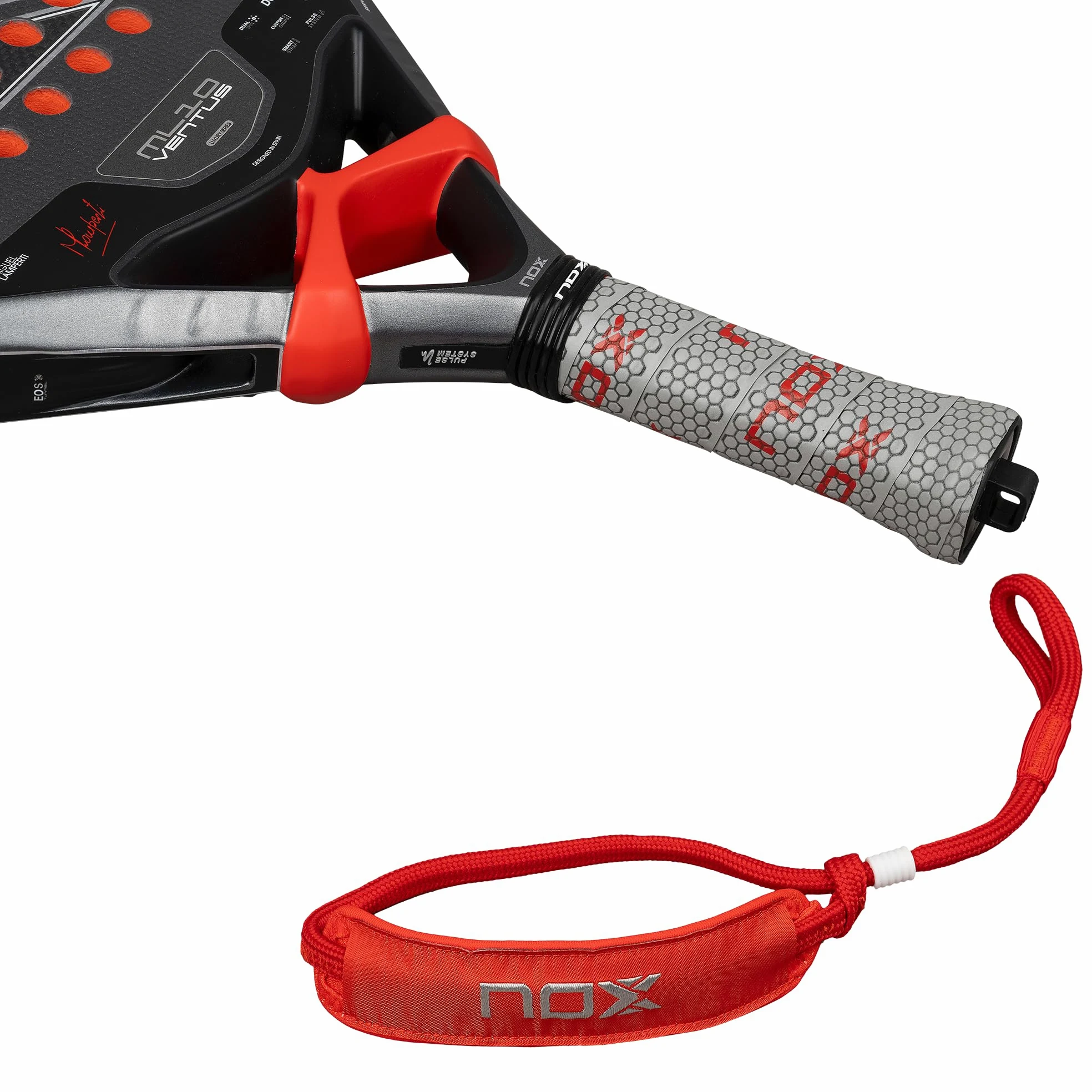NOX Raquette de padel ML10 Ventus Control 3K 2026 | Miguel Lamperti Raquette Pala de forme ronde | Face en fibre de carbone 3K, noyau en EVA couleur HR3 | Agilité tunnel ES, confort de préhension