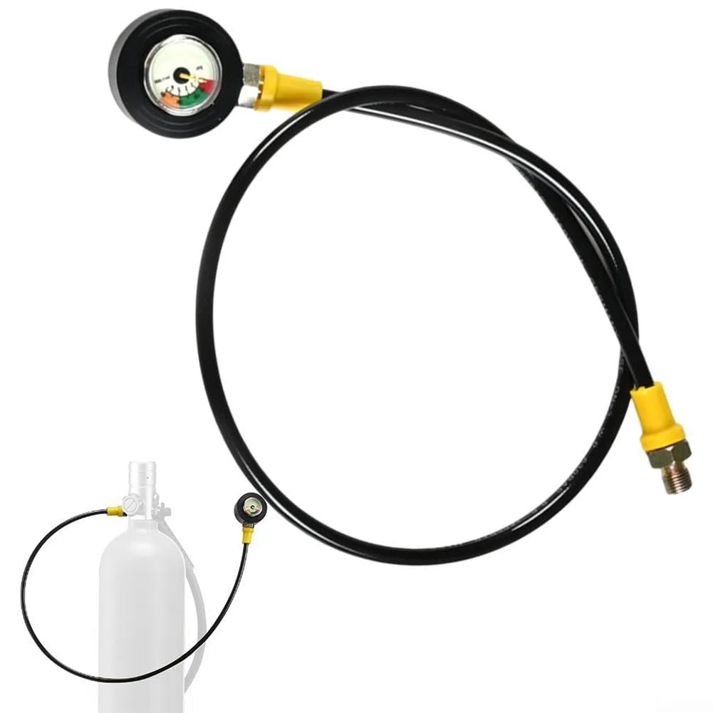 Manomètre de plongée, jauge de pression pour réservoir de plongée sous-marine, manomètre résistant pour plongée sous-marine, cadran lumineux, longue durée de vie, filetage M10 x 1