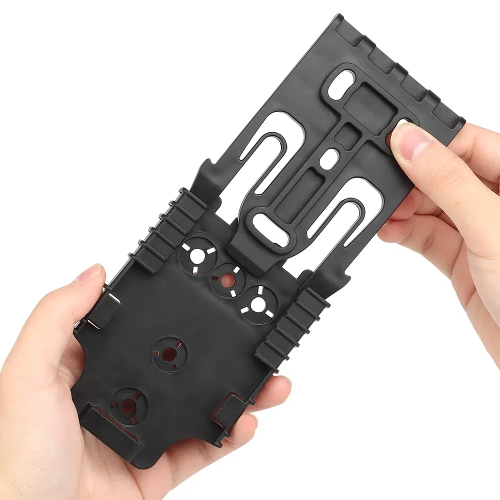 Kit de système de Verrouillage Rapide Tactique, Boucle de Ceinture QLS 22 19, Base d'adaptateur, Boucle à dégagement Rapide, Ceinture à Patte Mobile, étui à Pistolet.