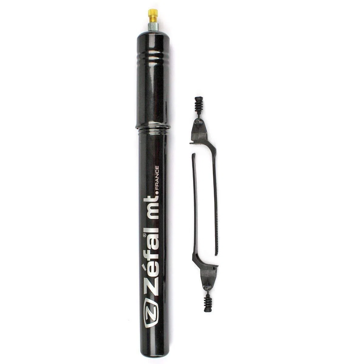 Zefal MT323 Pompe Traditionnelle + 2 piquets Unisex-Adult, Noir, 300 mm