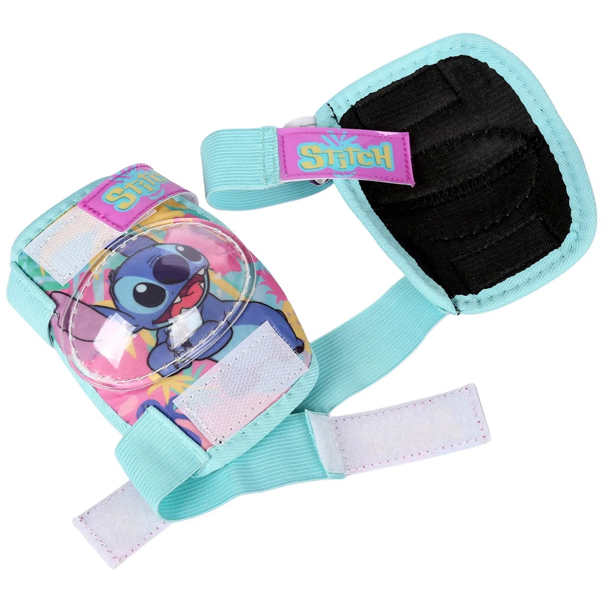sarcia.eu DISNEY Stitch protections des genoux et des coudes pour enfants, protections pour enfants (Turquoise)