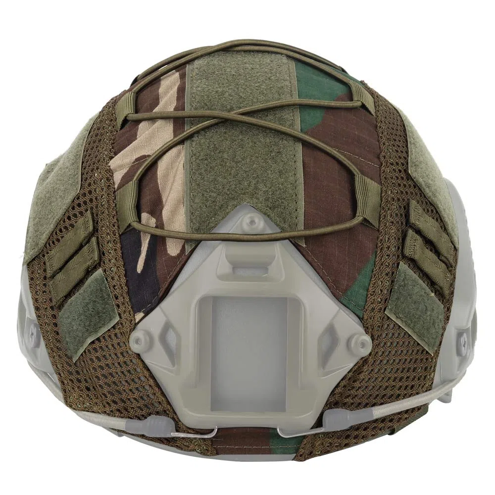 ATAIRSOFT Tactique Couvre-Casque de Chasse Militaire Paintball en Tissu de Nylon d'Airsoft Paintball pour Les Casques Rapides de BJ/PJ/MH (WL)