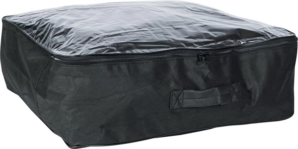 Harry's Horse Sac de couverture noir taille M pour chevaux, Couvre-chef en polyester et PVC, M : 53 x 45,5 x 15 cm