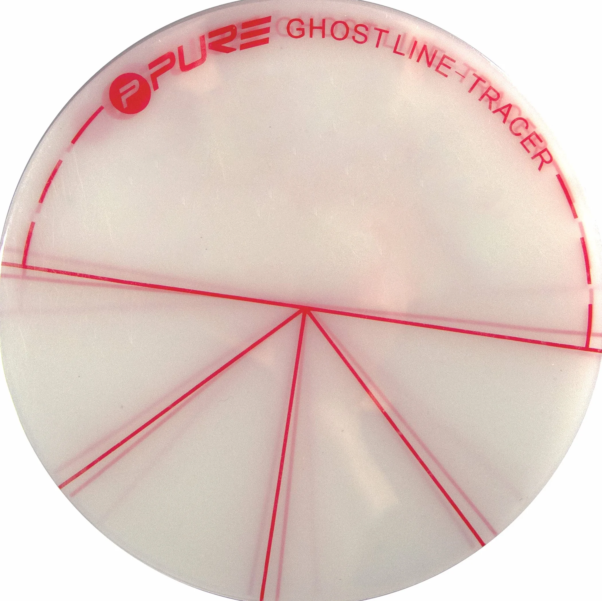 Pure2Improve Ghost Holes Aide à la Formation de Ligne de Putt Mixte, Transparent, Lot de 4