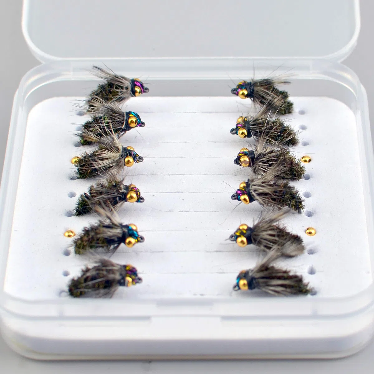 Nymphs Streamers asticots Caddis (Caddis)