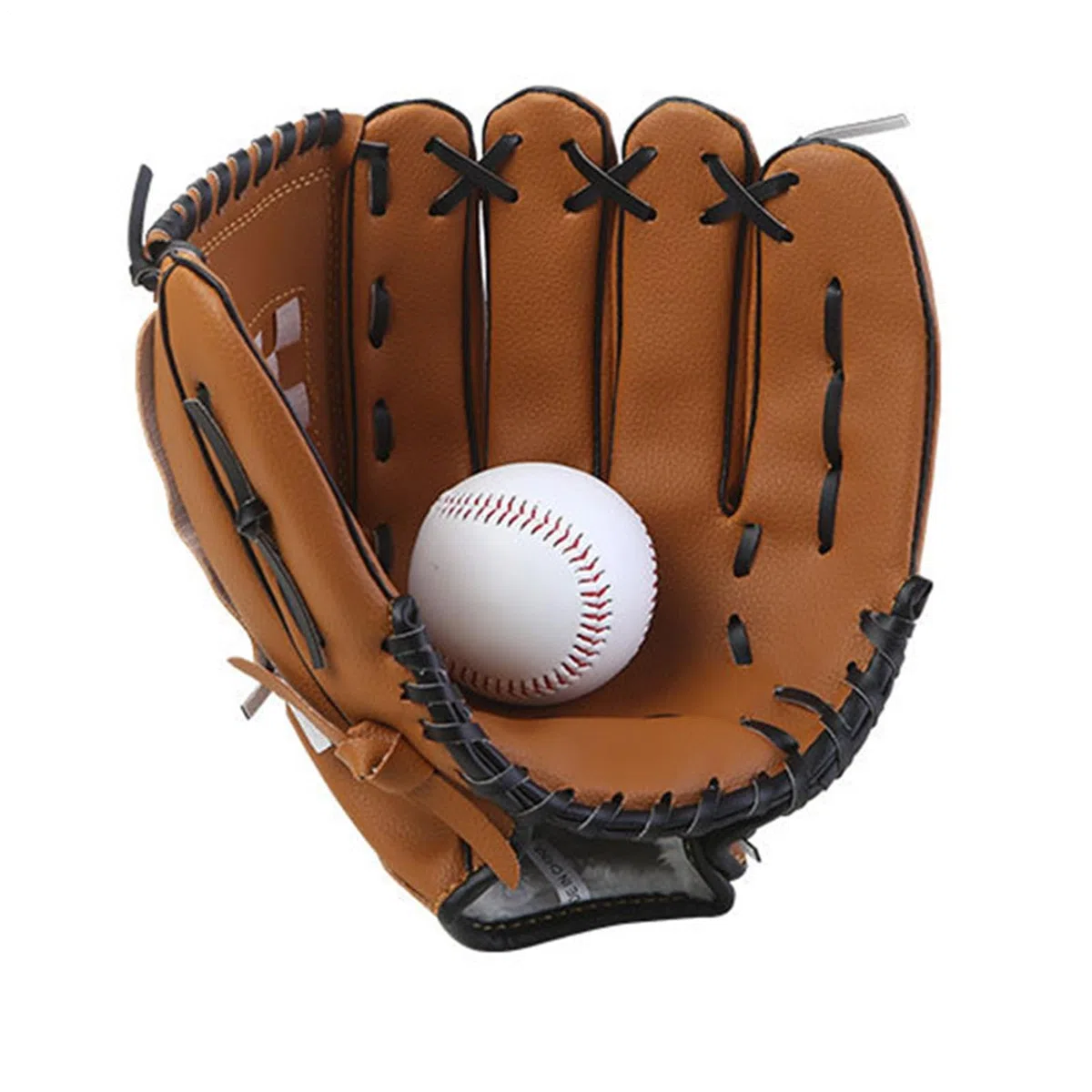 De Baseball – Cuir PU Réglable | De Baseball | Gants Ďe Sport avec Coussinet Đe Paume Rembourré | Accessoires D́e B́aseball Confortables - pour Les Professionnels Adultes Attrapant L