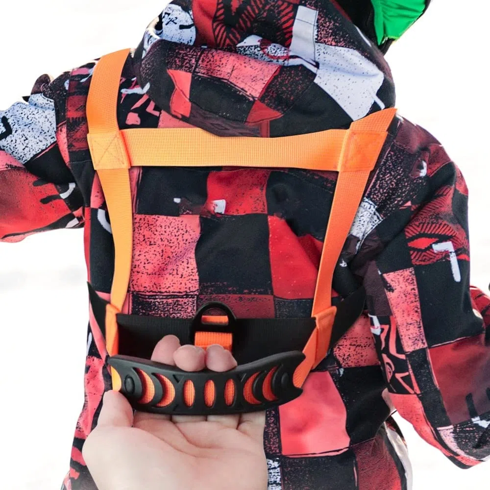 DONGKER Harnais de Ski pour Enfants,Harnais D'entraînement de Patinage de Snowboard,Harnais D'épaule de Ski Réglable avec Laisse Amovible pour Débutants Enfants Garçons Filles