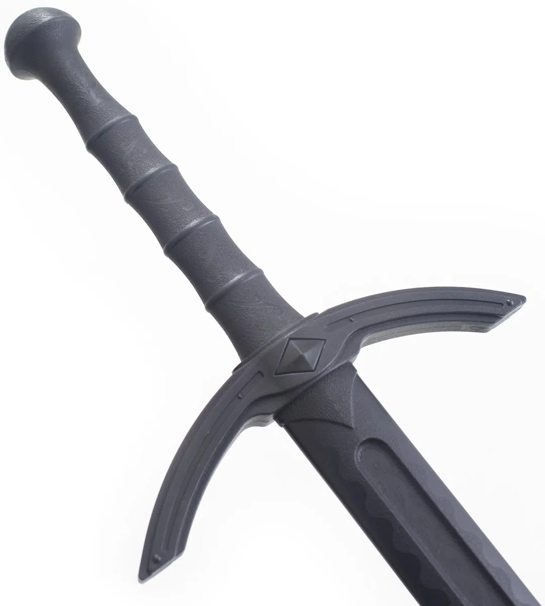 Epée Médiévale en Polypropylène Noir 104 cm - Epée d'Entraînement Combat de Frappe Haute Qualité Haut de Gamme