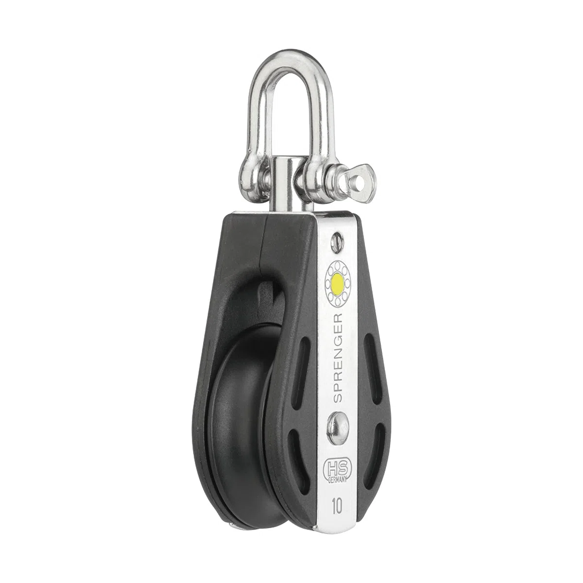 Sprenger Courroie de chargement en Plastique Noire, Taille: 10 mm
