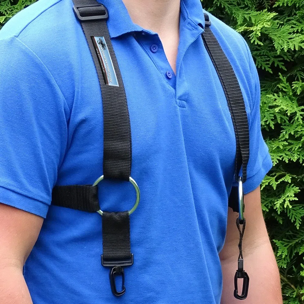 Pupitre d'émetteur réglable avec sangle croisée - Noir - Par exemple pour Yuneec ST16 ST16S ST24 / Mavic - Accessoires professionnels