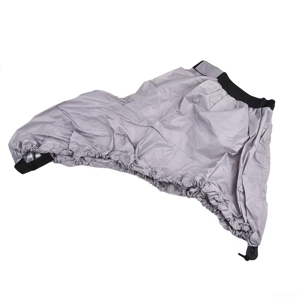 Jupe de pulvérisation pour kayak, housse de pont de cockpit de kayak avec sangle élastique à dégagement rapide et couture taraudée, housse de jupe de pont imperméable à l'eau, sports nautiques en