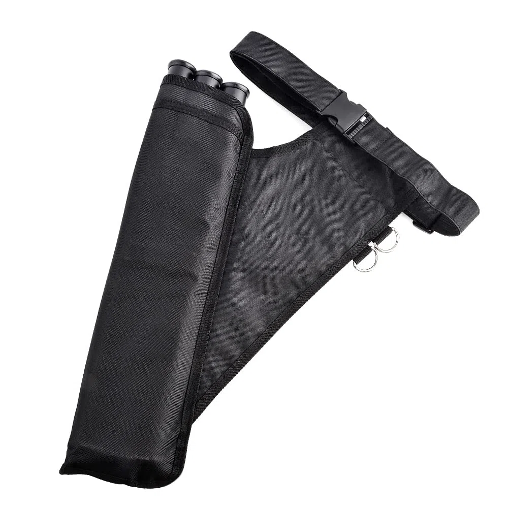 SHARROW Carquois de Tir à l'arc 3 Tubes Carquois Flèche, Ceinture Ajustable Classique à Trois Tubes Porte-flèche pour Flèches pour Arc Classique et Arc à Poulies
