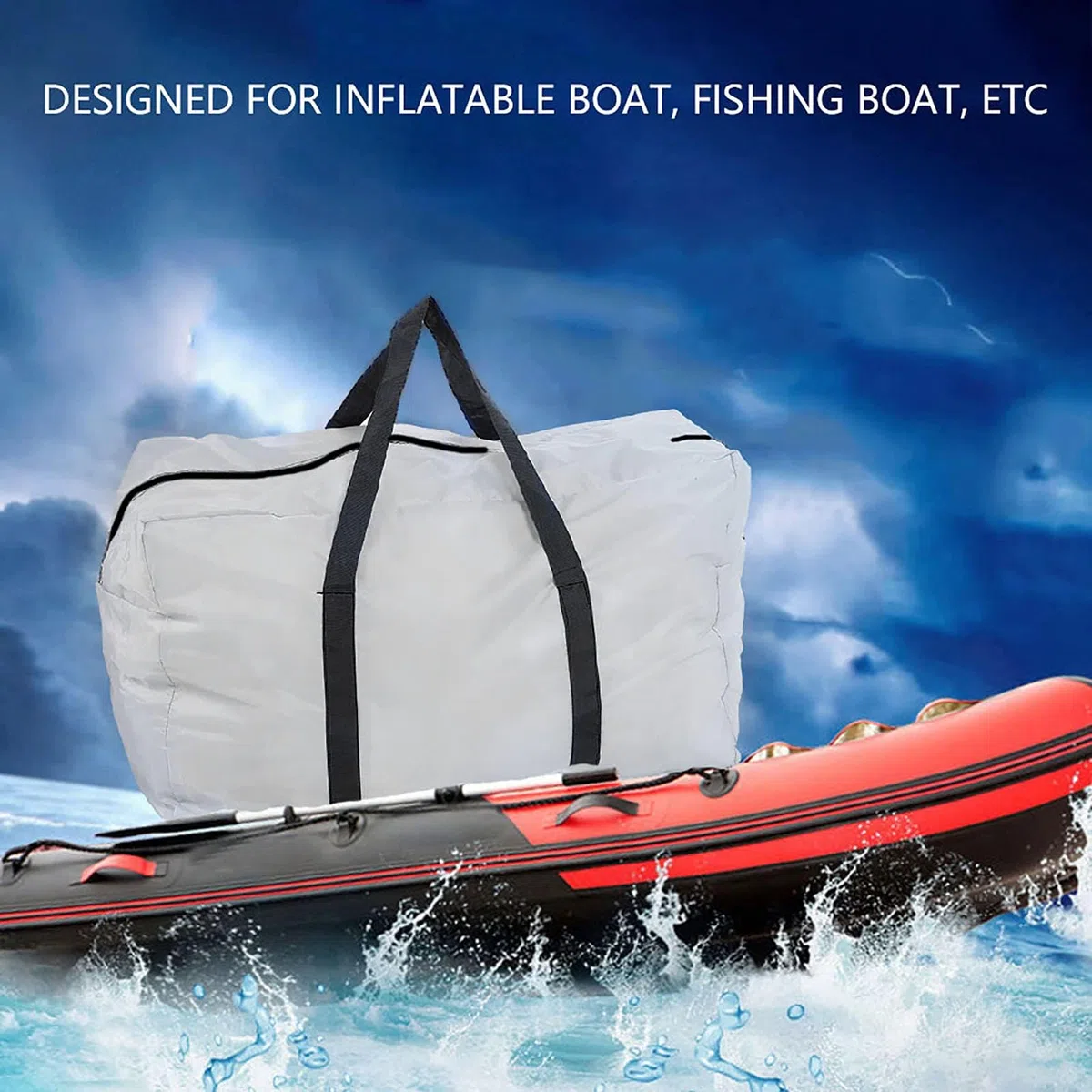 Cocoarm Sac Kayak Gonflable Sac de Rangement de Bateau Gonflable Sac en Canoe Gonflable PVC PVC Sac de Transport pour Bateau Gonflable Kayak Canoe 70,5 X 45 X 30cm / 27,8 X 17,7 X 11,8