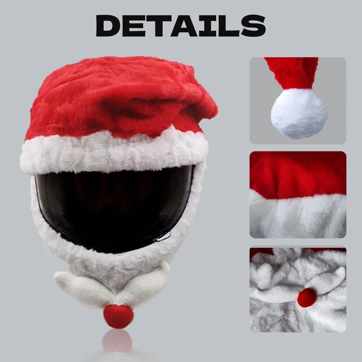 Housse De Casque Moto Peluche, Accessoires pour Casques de Moto, Contre la Poussière, Les Chocs et Les Rayures, Couvre-Casque Intégral Personnalisé