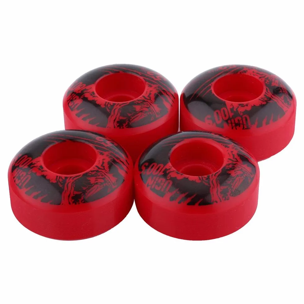 Alomejor Roues durables de Planche à roulettes de Longboard de croiseur d'unité Centrale d'unité Centrale de 52mm x de 30mm 4 pcs/Ensemble