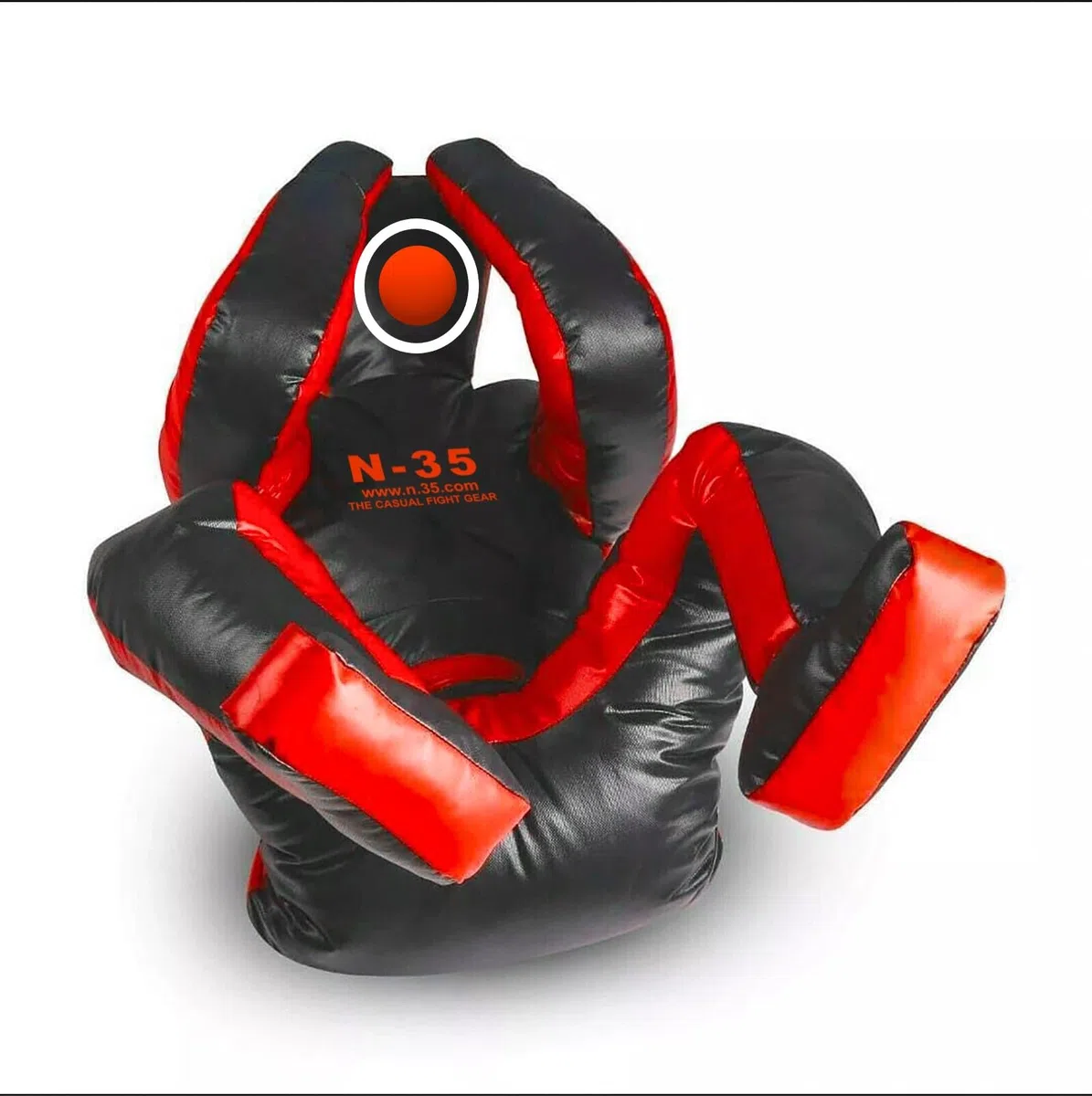 Mannequin d'entraînement en vinyle pour autodéfense 180cm Rouge MMA BJJ Lutte Grappling