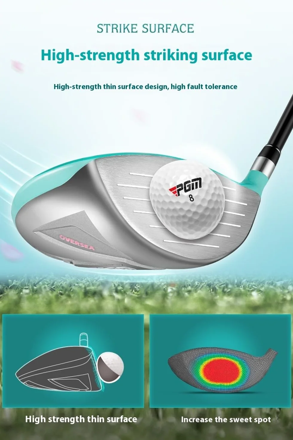 #1/#3/#5/4H Club de golf hybride en bois pour gaucher ou droitier avec manche en graphite pour homme et femme, golfeurs, conducteur, sports de parcours
