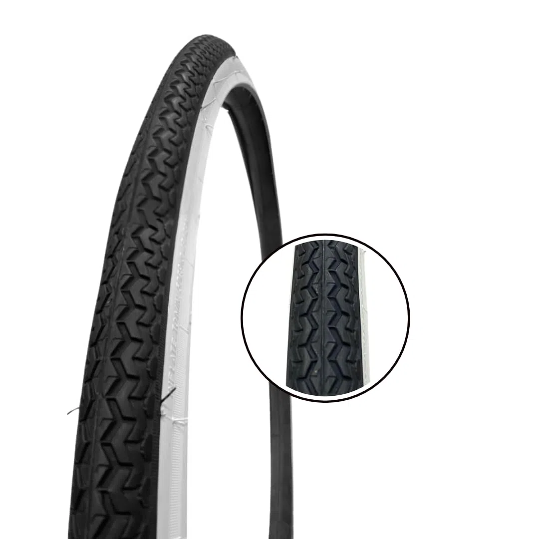 2 pneus 26 x 1 3/8 (37-590) + chambres pneumatiques en caoutchouc bianconeri pour ville hollandaise route VINTAGE