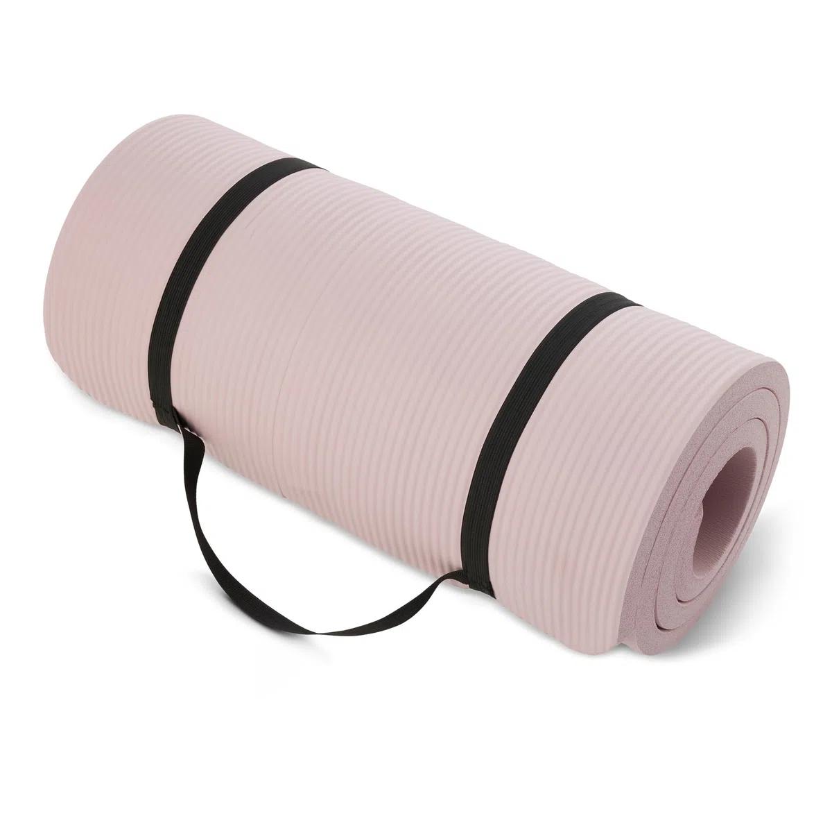 Amazon Basics 1 Inch Extra Thick Workout Exercise Yoga Mat with Carrying Strap
