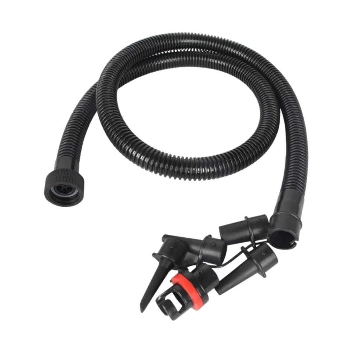 Perfeclan Tuyau de Pompe à air Gonflable, Connecteur d'Accessoires pour Dispositif de Gonflage, Tuyau en PVC de Pompe à Main de 1,2 m pour Bateau Piscine, Pneumatique, Bouées, Connexion Étanche