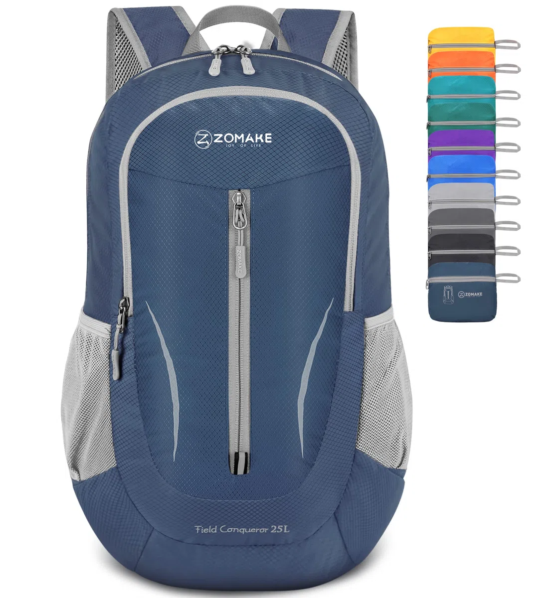 ZOMAKE Sac a Dos Pliable Ultra Léger - Sac à Dos Pliable De Randonnée Petit Packable Daypack 25L pour Femme Homme Sports Et Plein Air