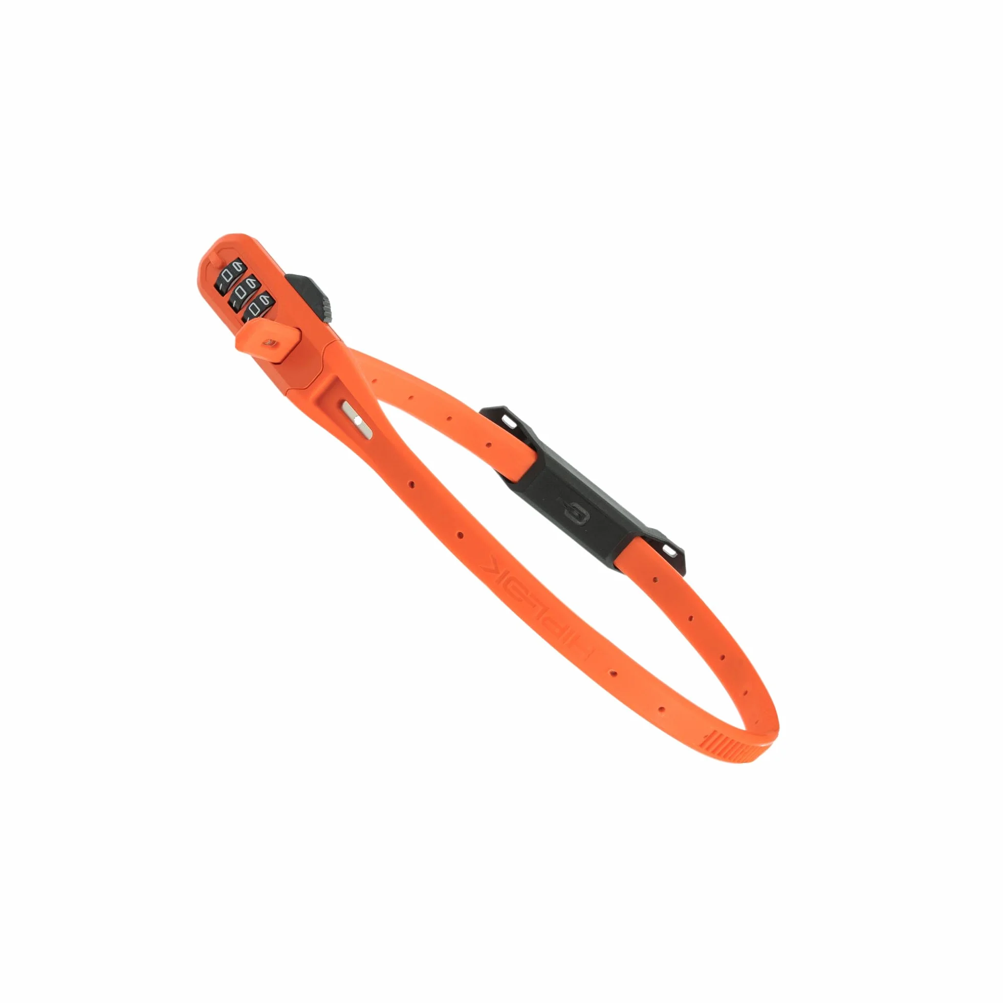 Hiplok Z LOK COMBO V2, Sangle de sécurité multifonctionnelle, Unisex, ORANGE, Périmètre de fermeture de 45cm
