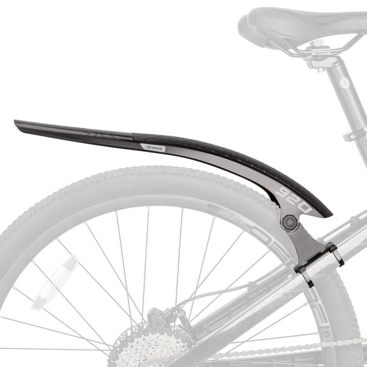 GEWAGE Garde-boue arrière de VTT - Garde-boue de vélo pour VTT, Mudguard VTT et garde-boue vélo Montage rapide 24-29 pouces