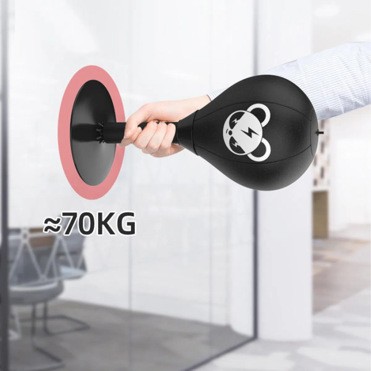 Sac de frappe de bureau - Soulage le stress - Punching - Pour la boxe sur table - Soulage le stress - Pour la maison et le travail - Sac de frappe épais