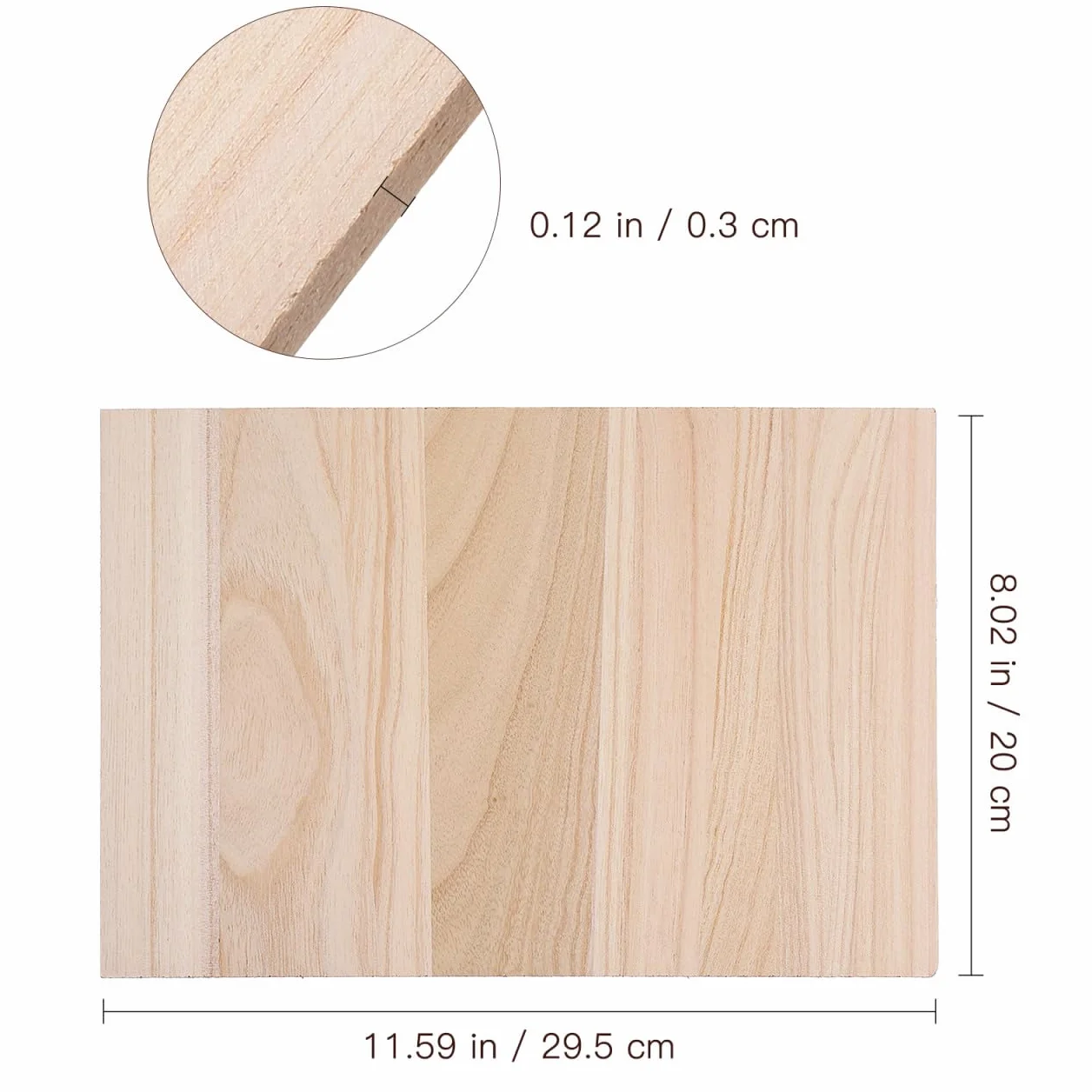 Homoyoyo Lot de 10 planches de freinage professionnelles pour taekwondo en bois - Pour karaté, arts martiaux - Pour enfants et adultes - Équipement de boxe - 0,3 cm