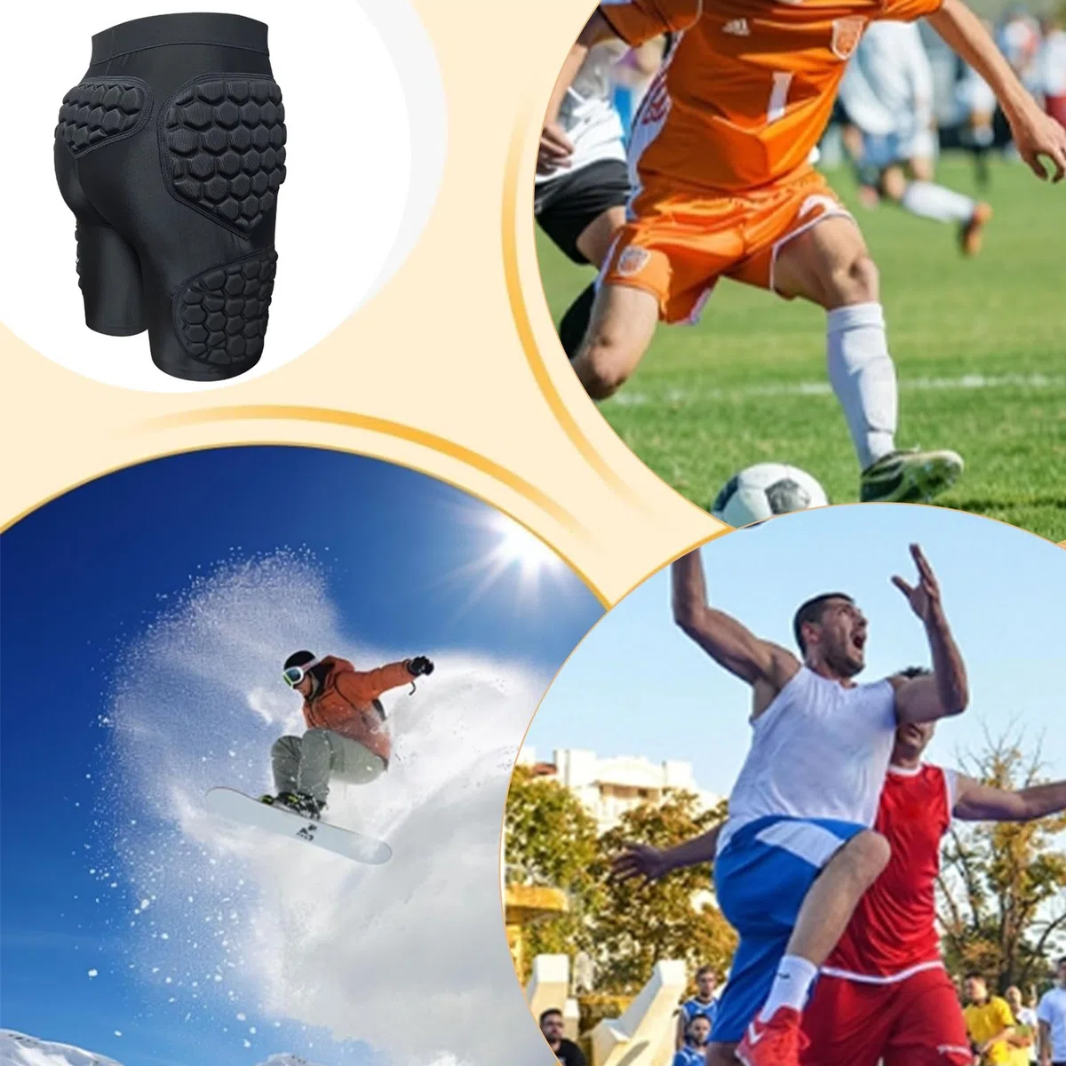 Short de Gardien de But rembourré, Uniformes de Gardien de But de Football, Short de Protection en éponge épaisse EVA, équipement d'entraînement, Short de Protection dans Le Football