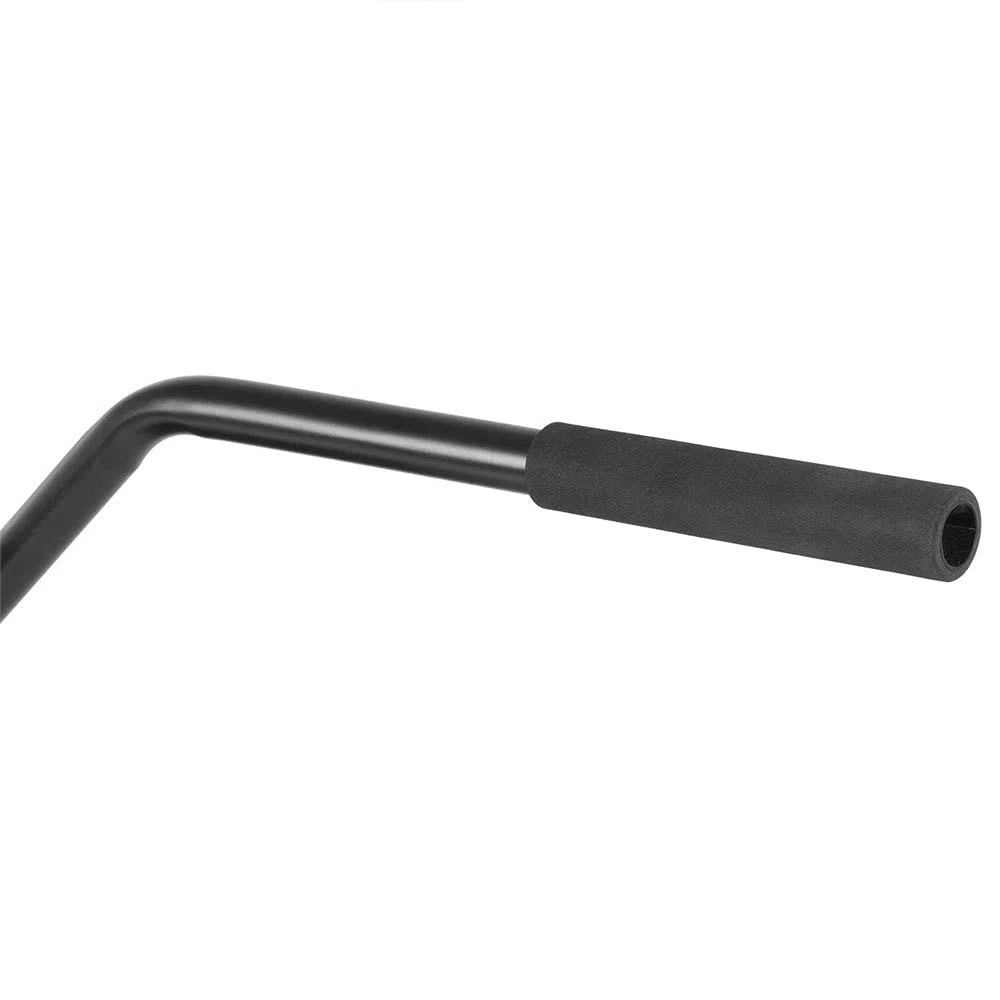 M-Wave Mixte - Adulte HD Remorque Fold avec poignée en Mousse - Attelage à Monter - Noir