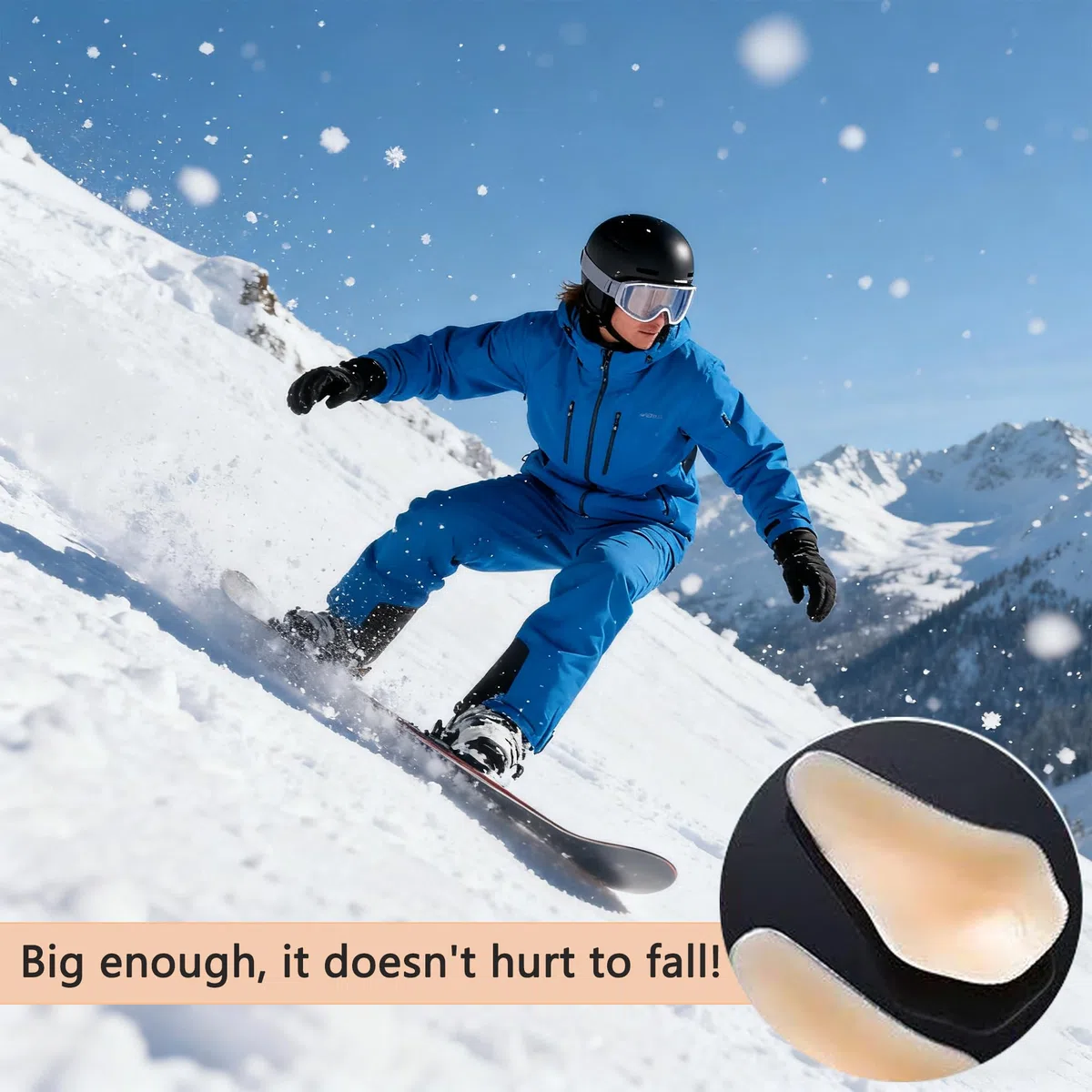 Souple Genouillère en silicone Souple Protege Genoux Sport Auto-collant, anti-collision Pour ski, patinage, snowboard, skateboard, roller, roller, patinage, danse (Couleur de peau, L)