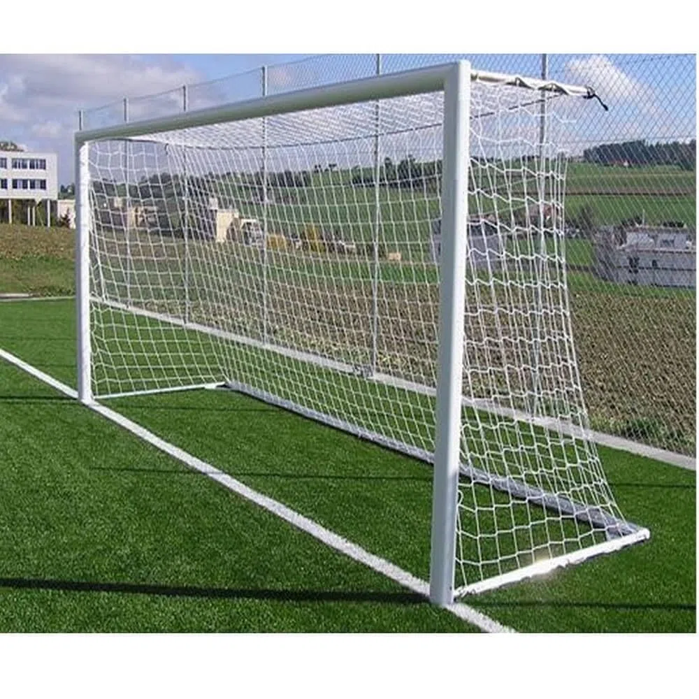 Filet de But de Football 2,4 X 1,8 m Filet de Poteau de Football en Polyéthylène sans Cadre pour Cours de Récréation et aux Parcs Familiaux