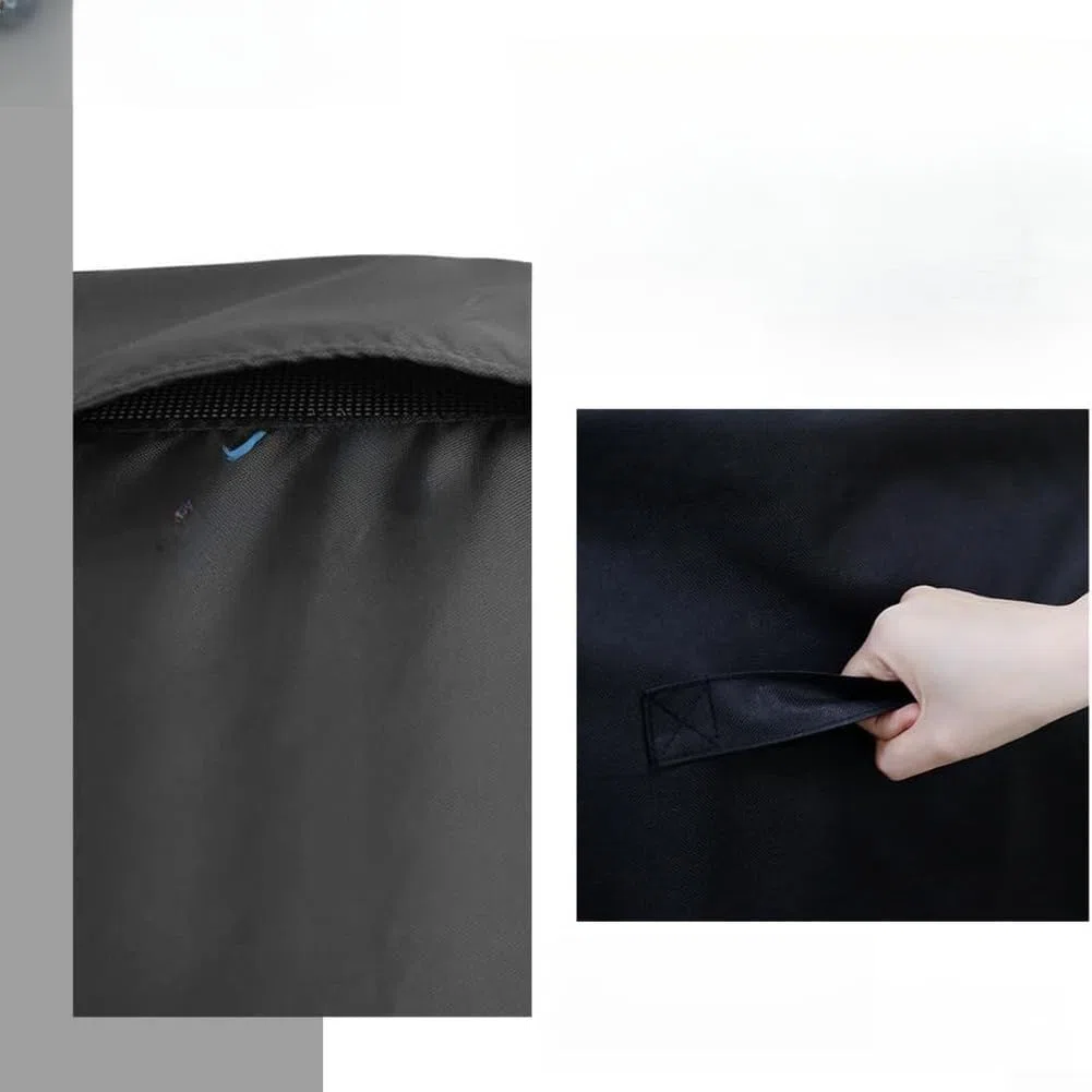 Housse de jeu d'arcade pliable et imperméable, avec fermeture éclair et cordon de serrage pour intérieur et extérieur (noir 420D)