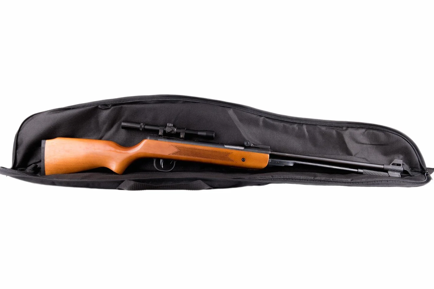Ferocity Housse pour Arme avec Lunette, Fourreau de Transport pour Carabine 115-120 cm Noir [15/1]