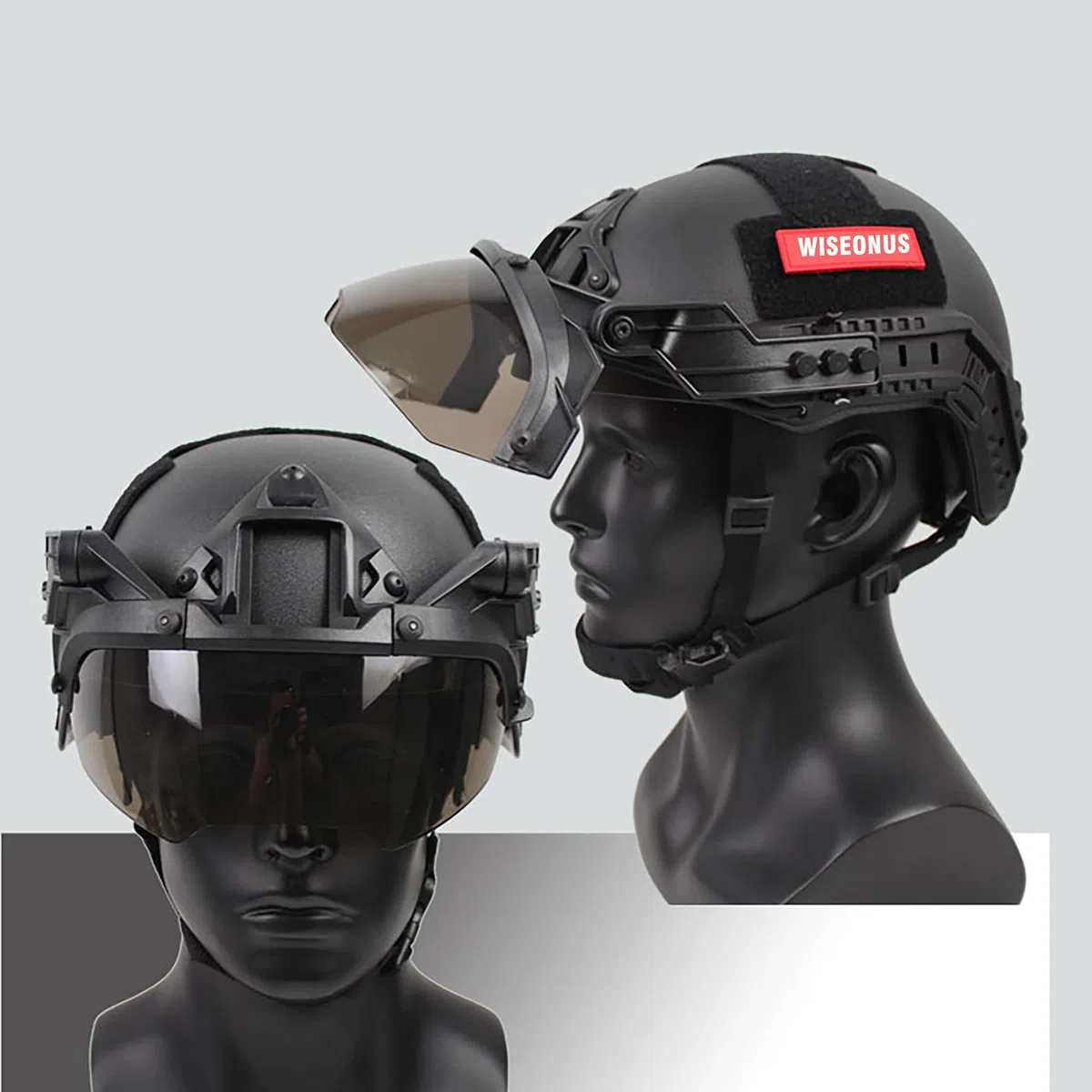 Lunettes de casque tactiques universelles, amovibles pour airsoft, paintball, chasse, accessoires pour casque MICH/FAST
