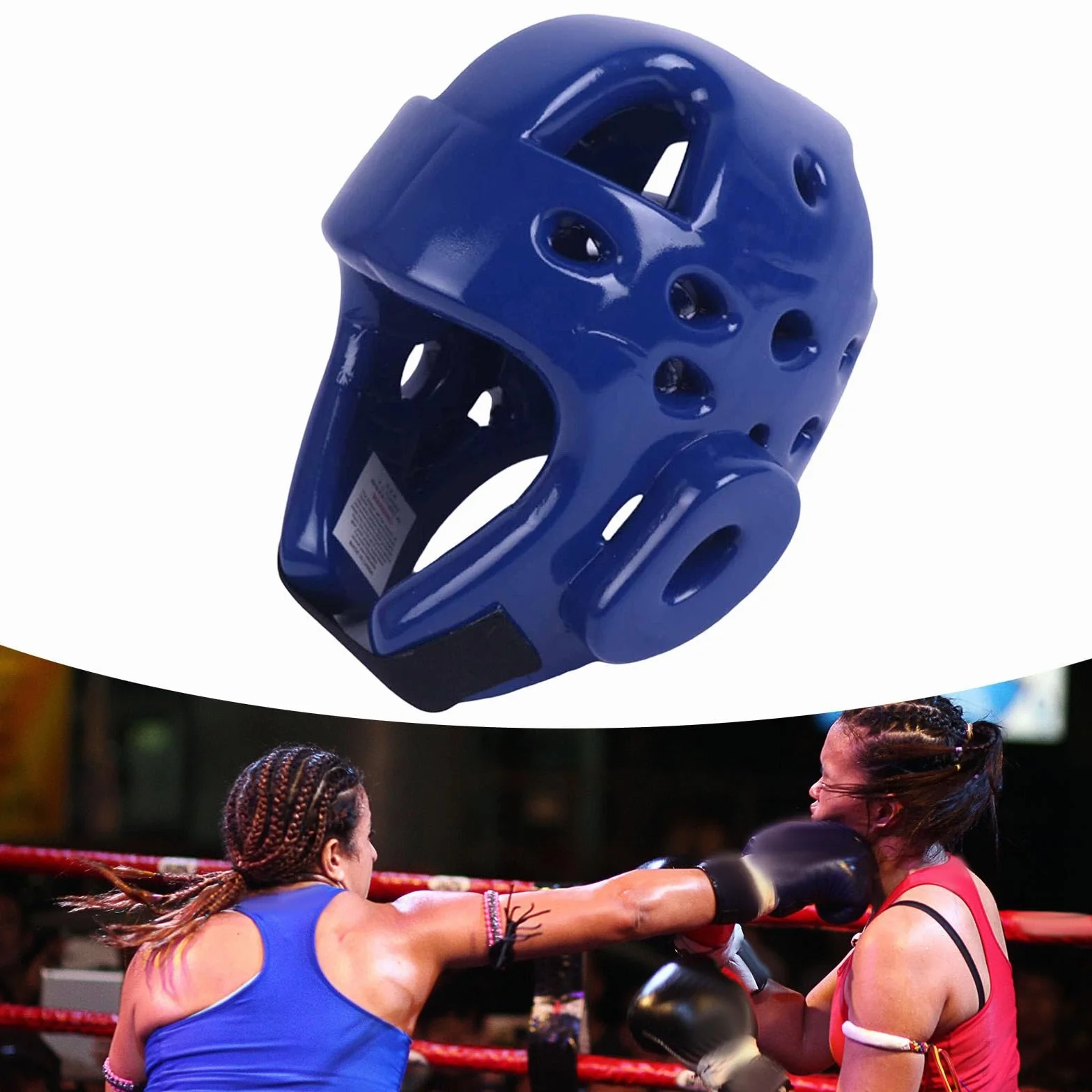 Perfeclan Casque de Taekwondo pour Enfants, Casque de Karaté, Protège-Tête Sports de Combat Polyvalent et Confortable, Structure Aérée, Équipement de Kickboxing pour Entraînement, Grappling